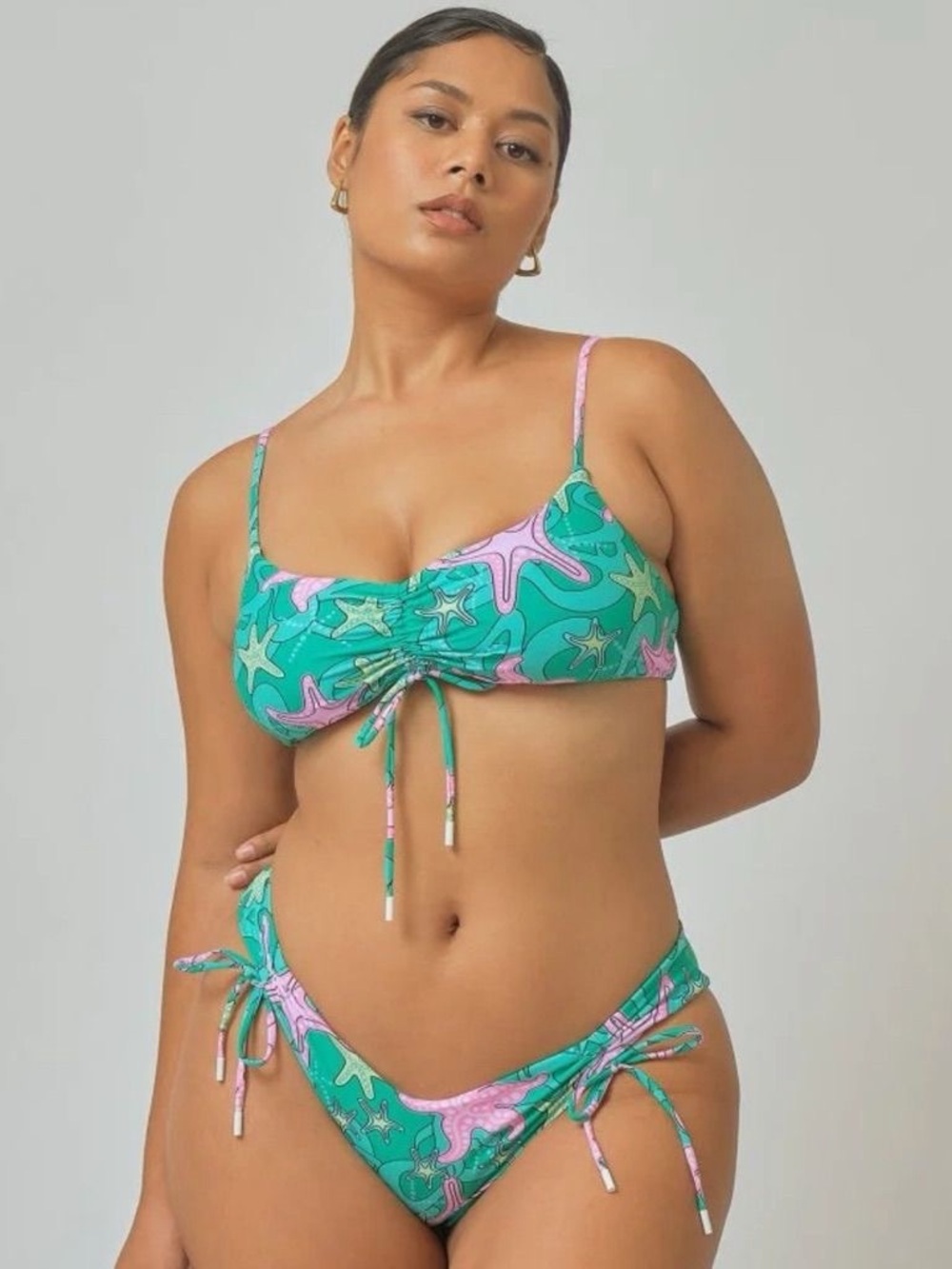 Blackbough Scrunched Top & Cheeky Bottoms Starfish Bikini